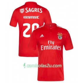 Camisolas de Futebol Benfica Filip Krovinovic 20 Equipamento Principal 2018/19 Manga Curta